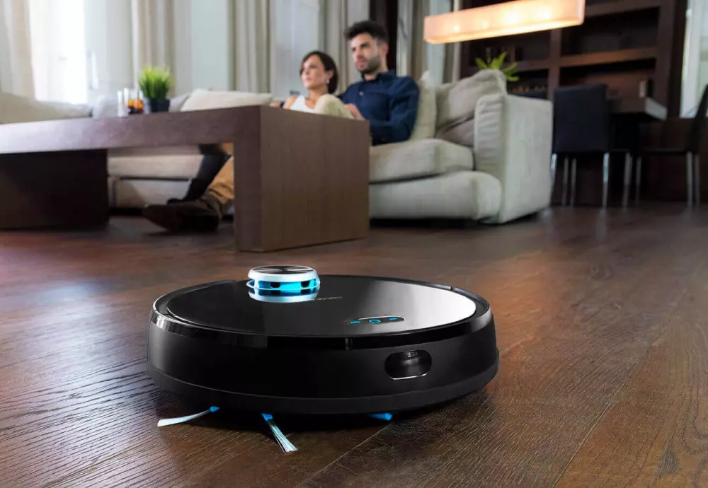 big robot vacuum cleaner